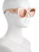 Fendi Zucca FF Logo Oversize Sunglasses