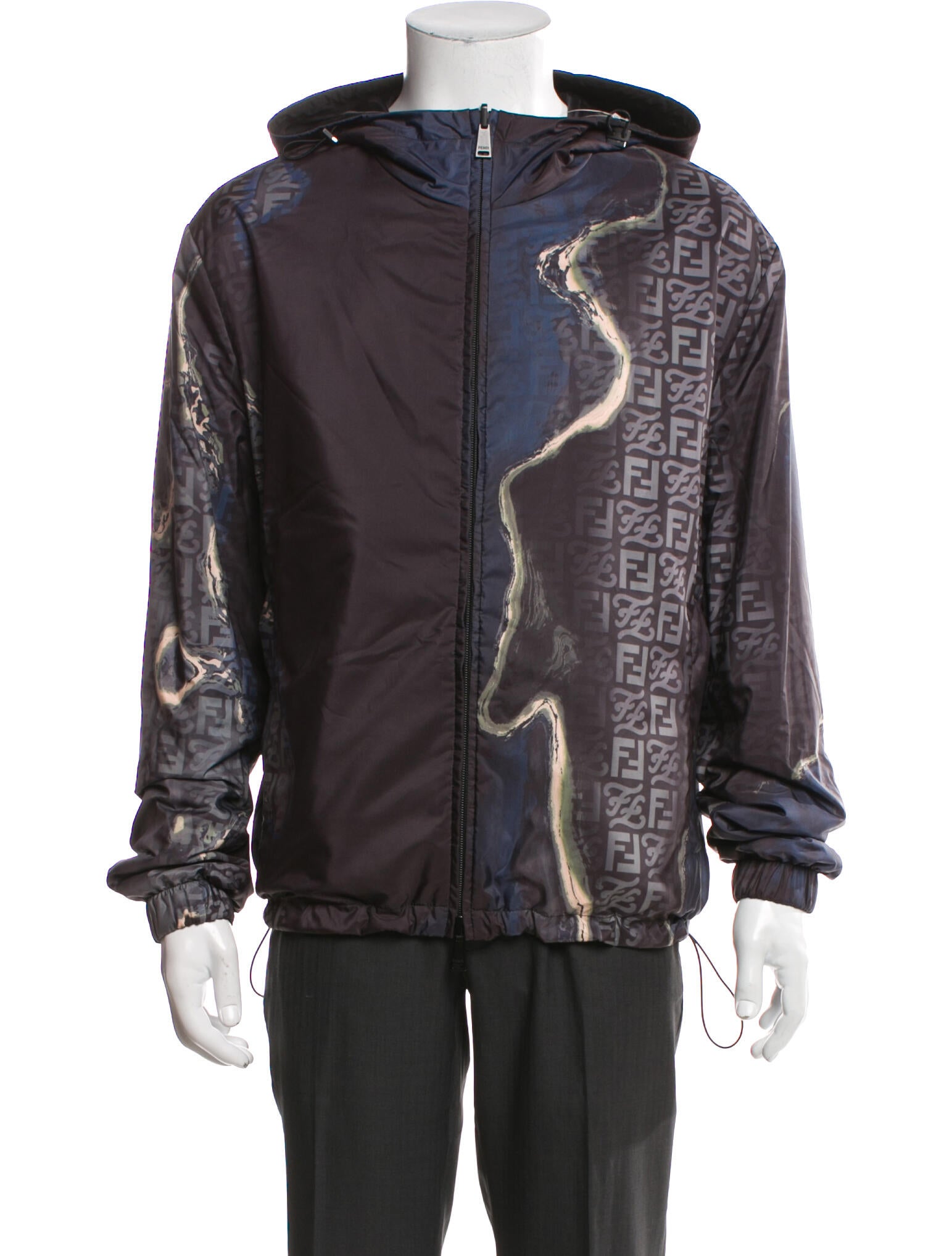 Fendi Zucca FF Logo Printed Jacket