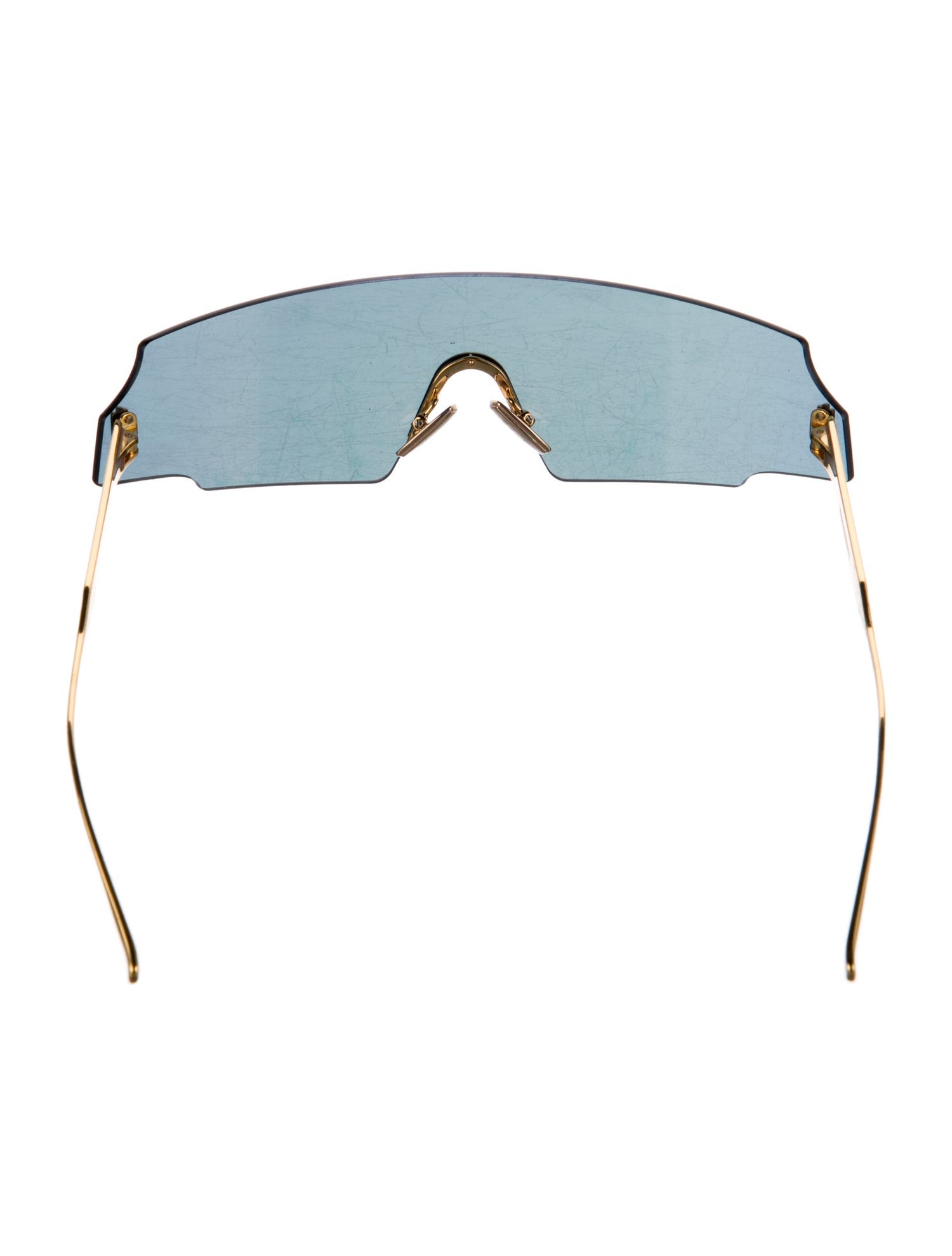 Fendi Shield Mirrored Sunglasses