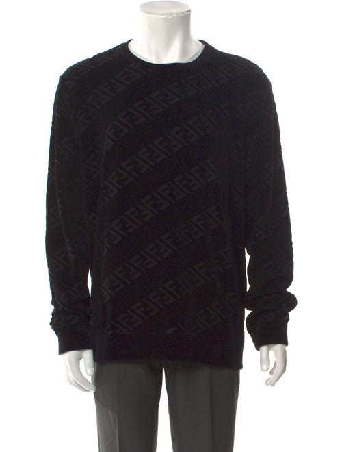 Fendi Zucca FF Logo Printed Pullover