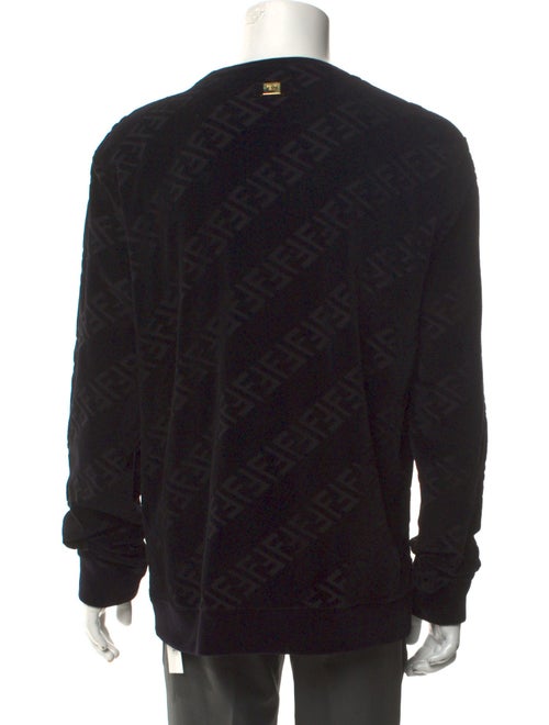 Fendi Zucca FF Logo Printed Pullover