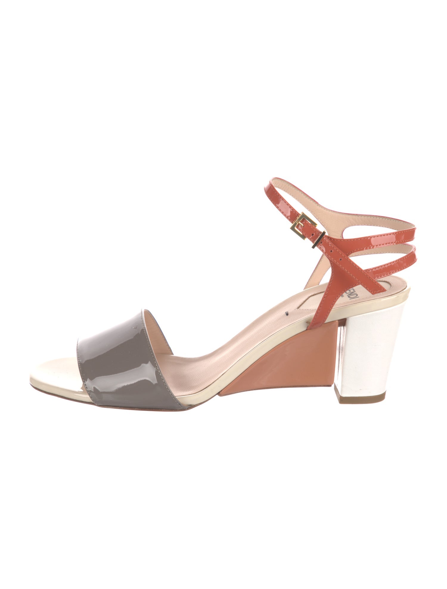 Fendi Patent Leather Sandals