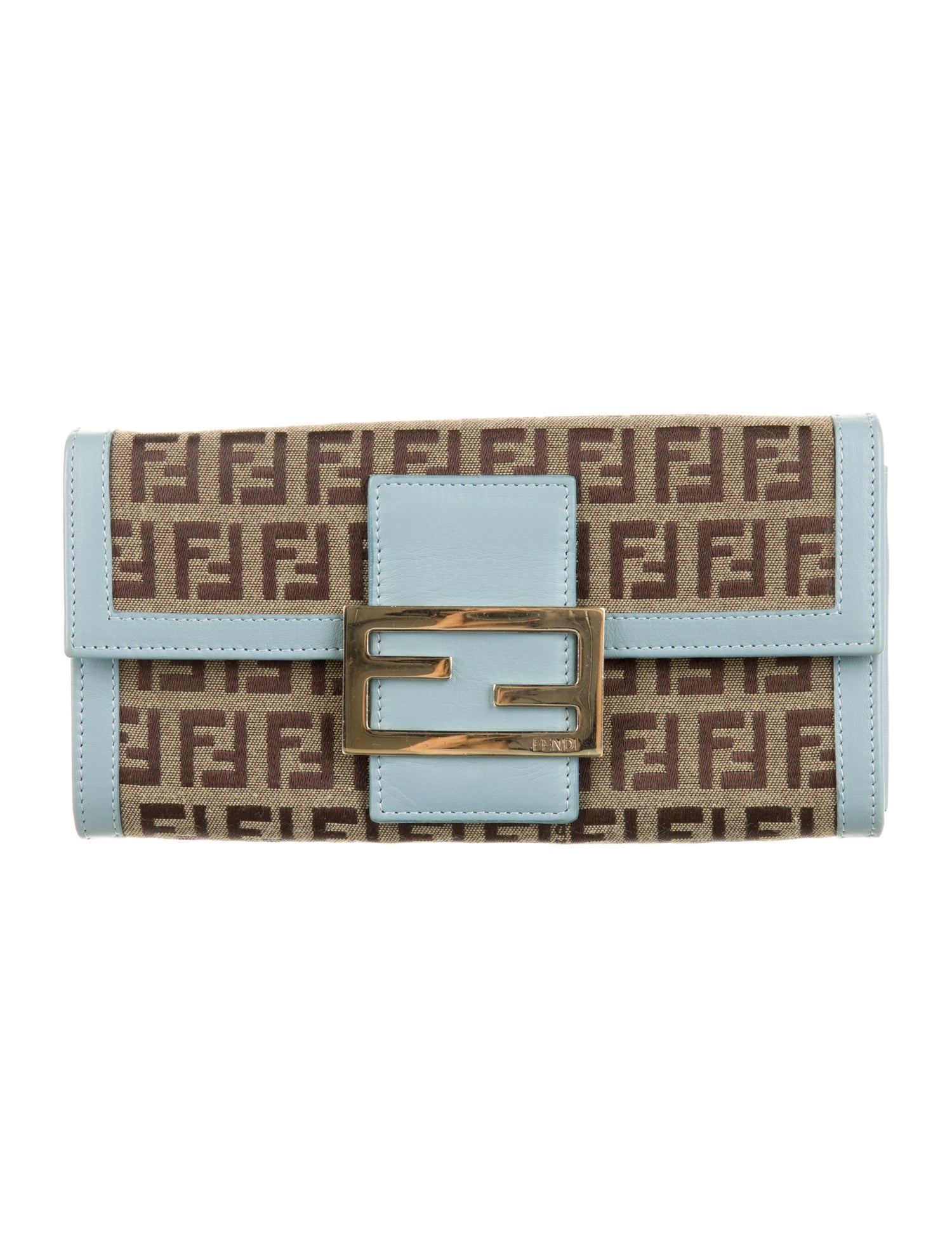 Fendi Zucca FF Wallet Zucca FF Logo Wallet