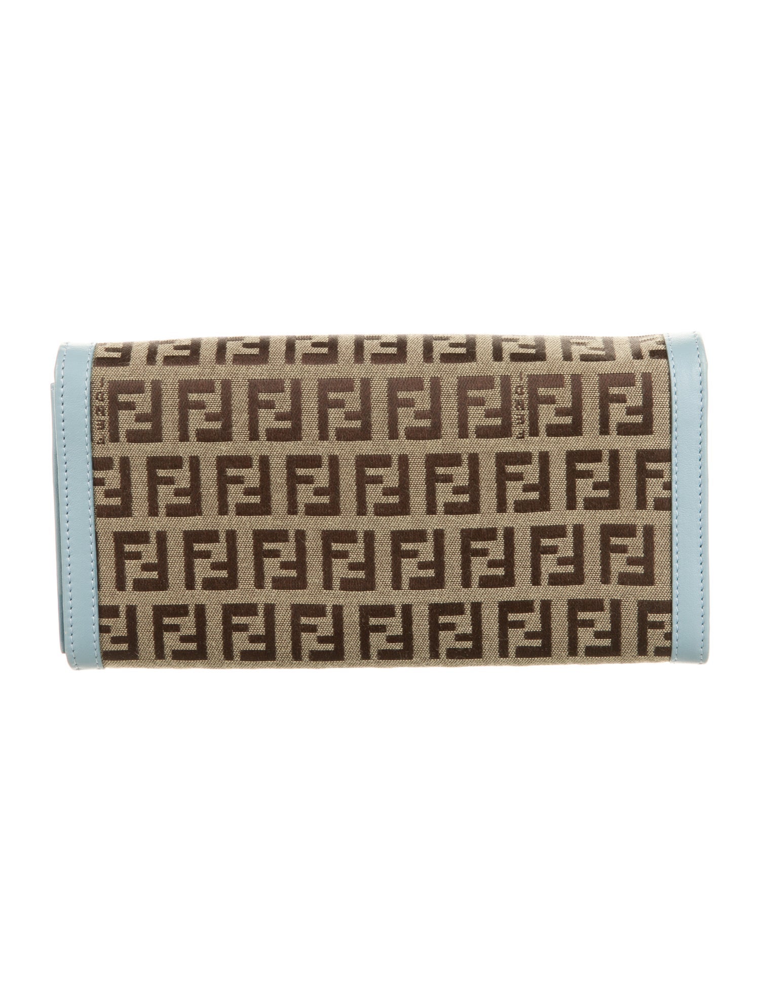 Fendi Zucca FF Wallet Zucca FF Logo Wallet