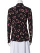 Fendi Silk Printed Button-Up Top