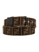 Fendi Zucca FF Logo Leather Waist Belt