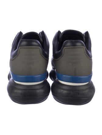 Fendi Zucca FF Logo Leather Sneakers
