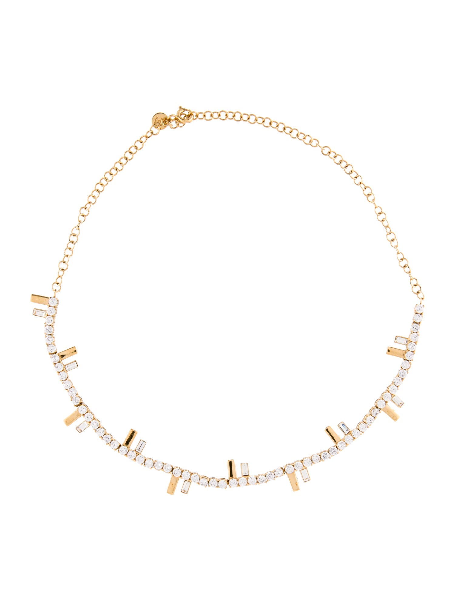 Fendi Crystal Collar Necklace