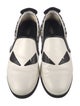 Fendi Monsters Motif Leather Sneakers
