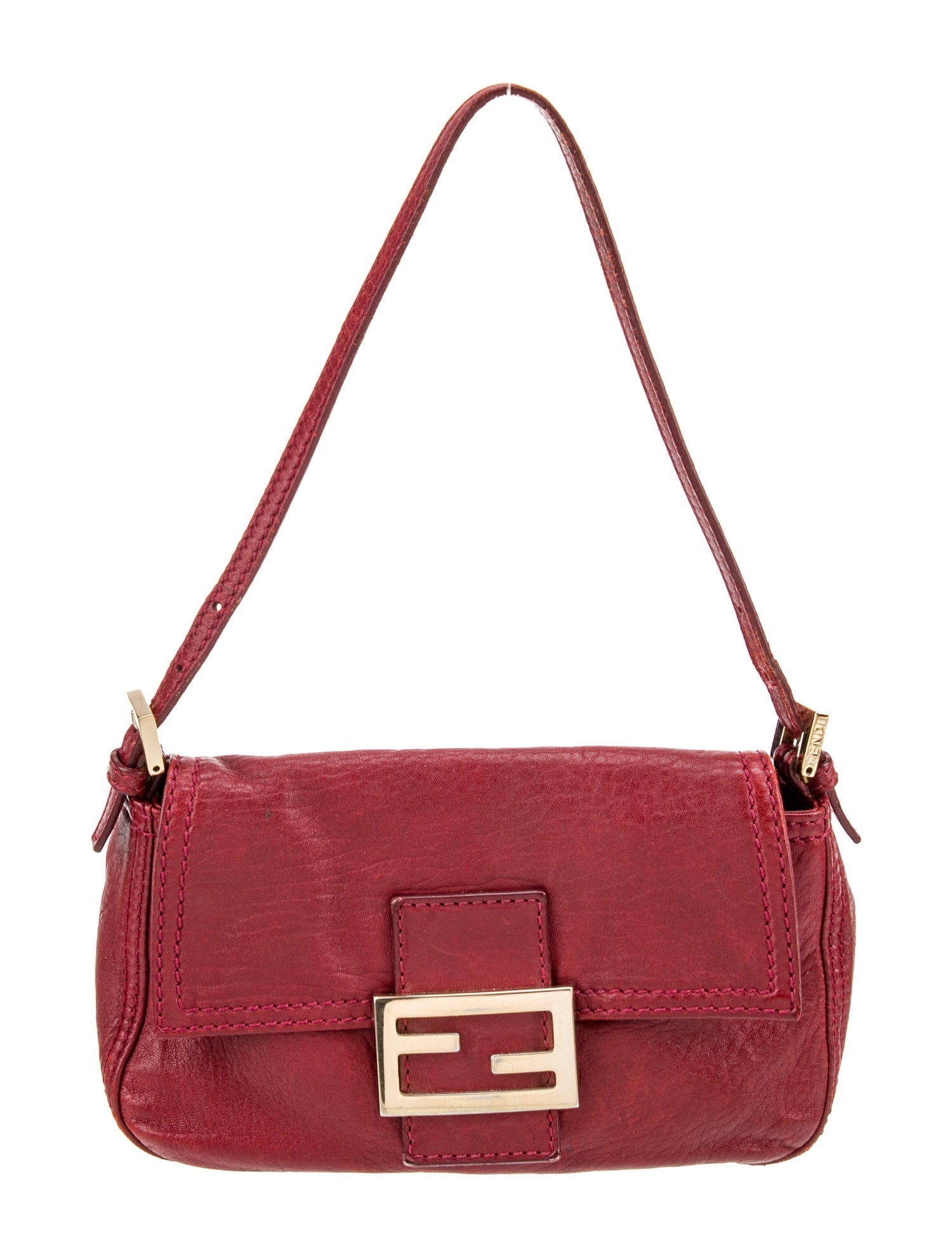 Fendi Leather Baguette