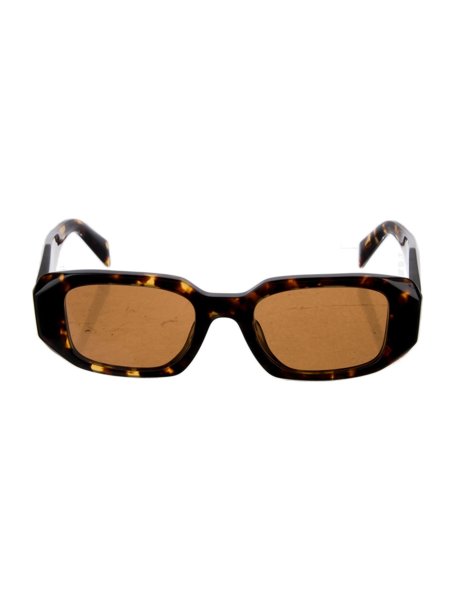 Prada Square Mirrored Sunglasses