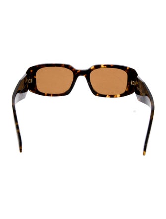 Prada Square Mirrored Sunglasses
