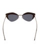 Fendi Cat-Eye Tinted Sunglasses