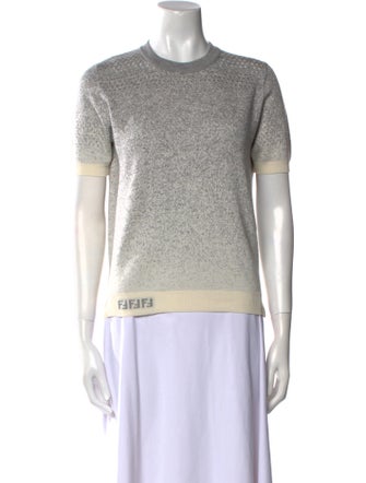 Fendi Wool Crew Neck Sweater