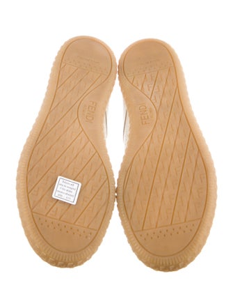 Fendi Zucca FF Logo Leather Sneakers