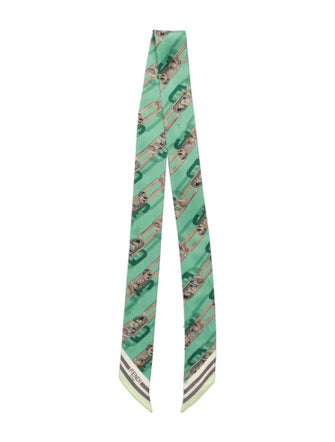 Fendi Silk Zucca FF Logo Stole