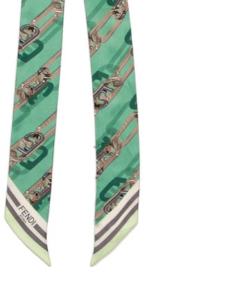 Fendi Silk Zucca FF Logo Stole