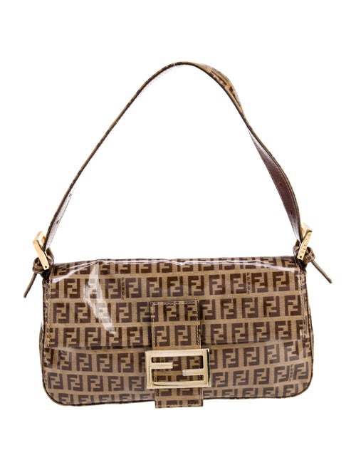 Fendi Zucchino FF Shoulder Bag