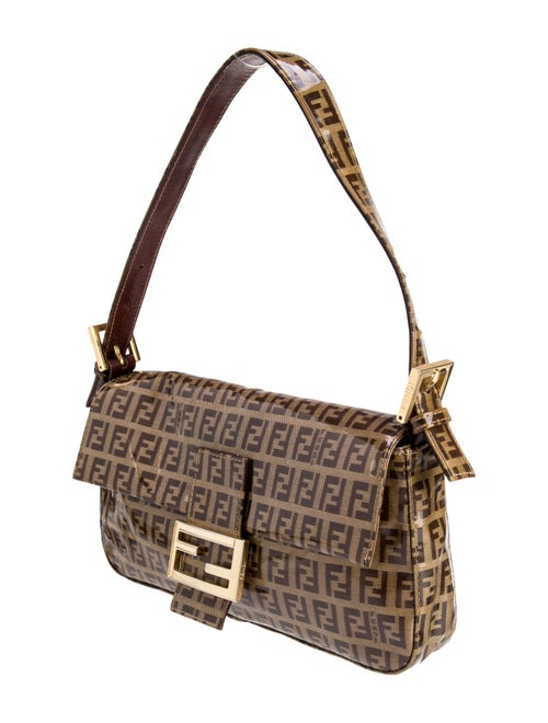 Fendi Zucchino FF Shoulder Bag