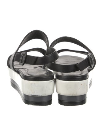 Fendi Leather Slingback Sandals