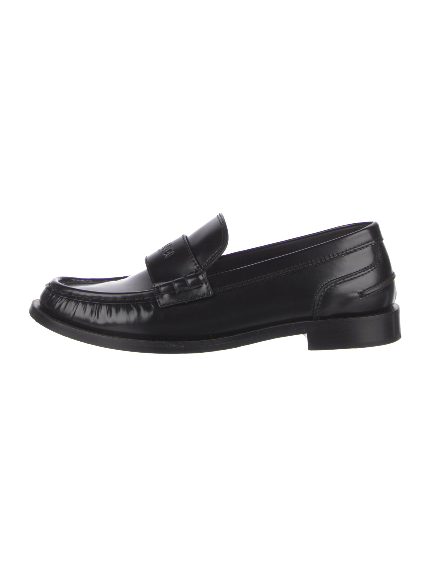Fendi Patent Leather Loafers