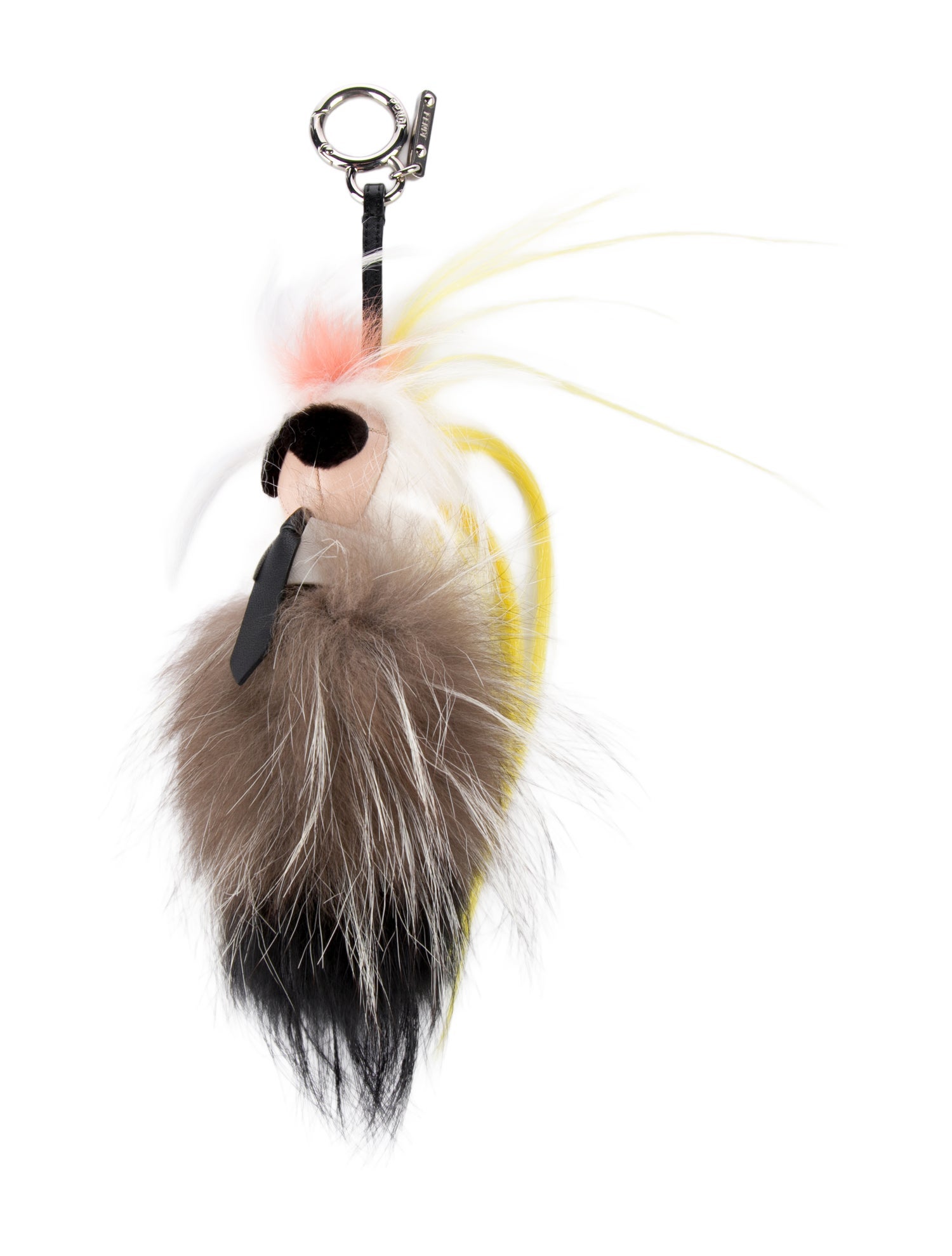 Fendi Feather Keychain