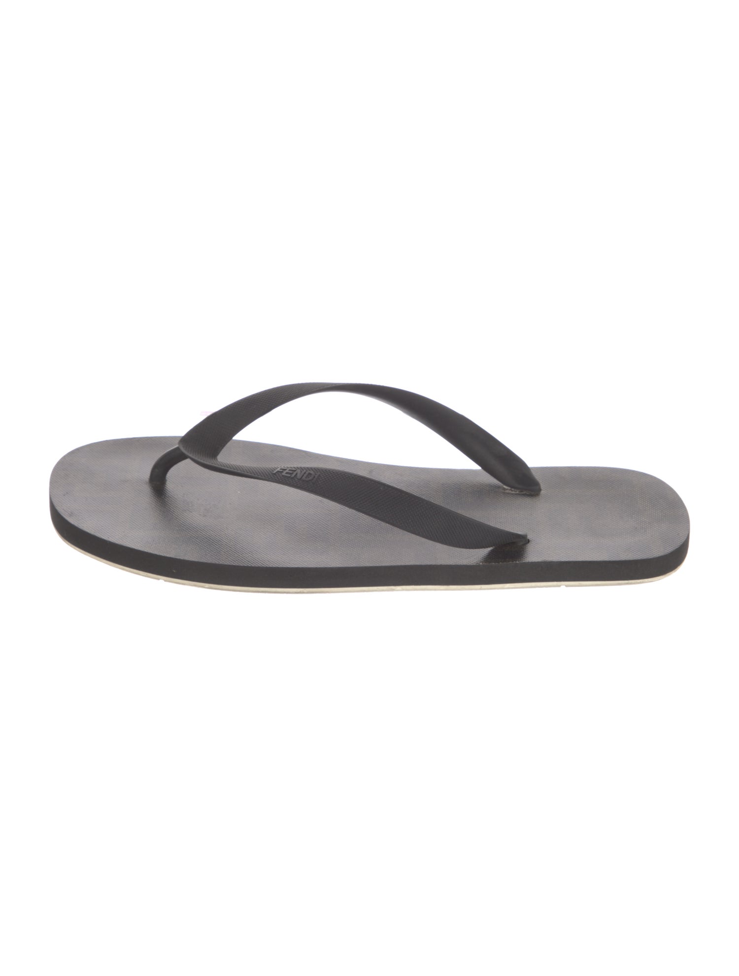 Fendi Rubber Flip Flops
