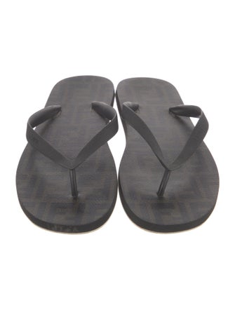 Fendi Rubber Flip Flops