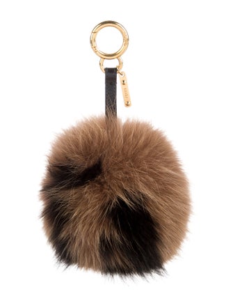 Fendi Fur Pom Pom Bag Bug Charm