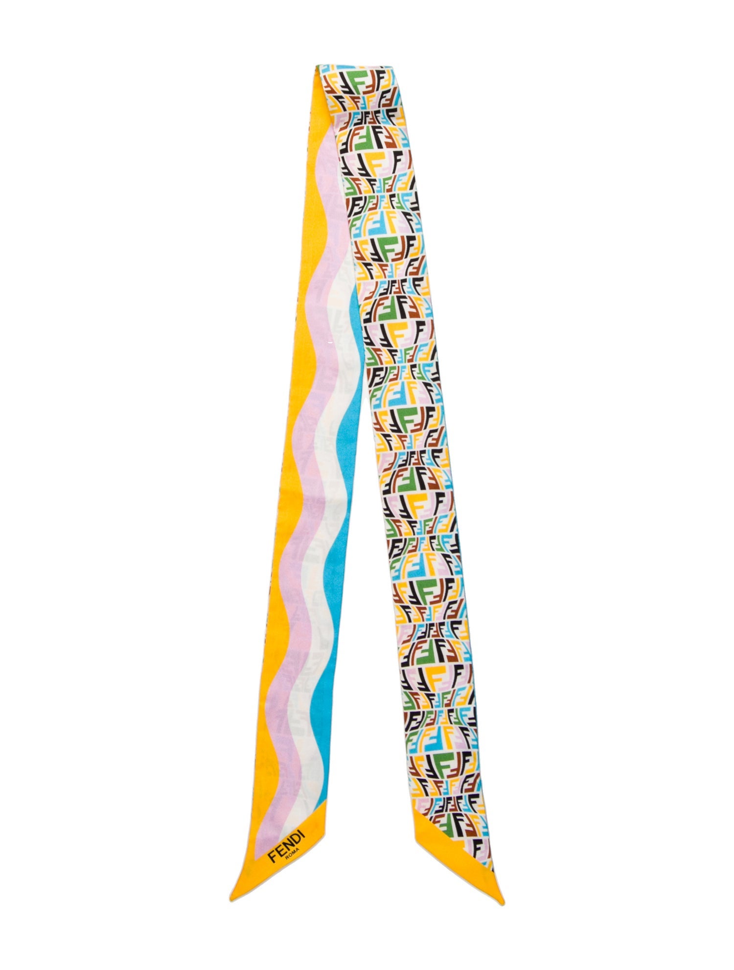 Fendi Silk Printed Stole