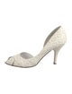 Fendi Zucca FF Logo Printed D'Orsay Pumps