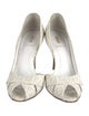 Fendi Zucca FF Logo Printed D'Orsay Pumps