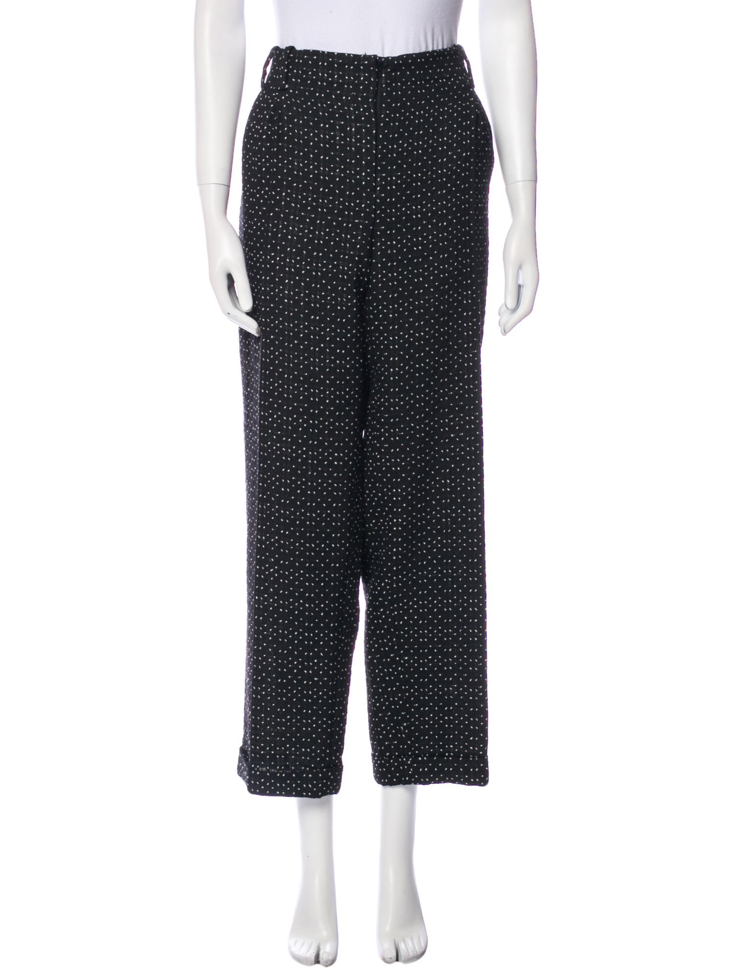 Fendi Virgin Wool Straight Leg Pants