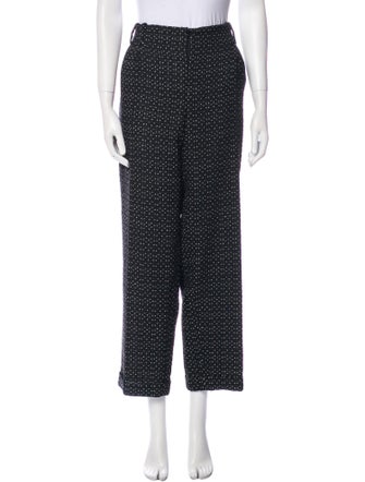 Fendi Virgin Wool Straight Leg Pants