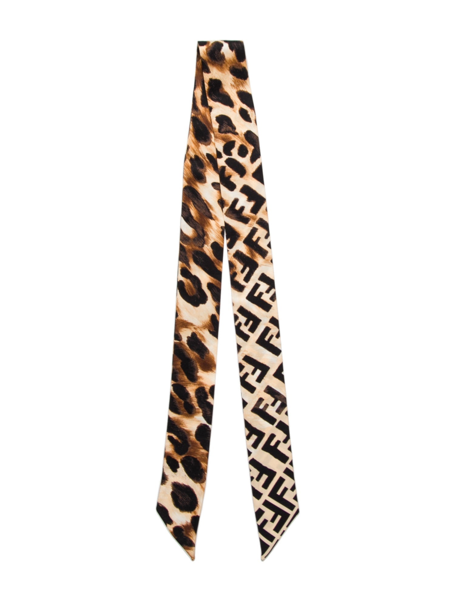 Fendi Silk Zucca FF Logo Stole