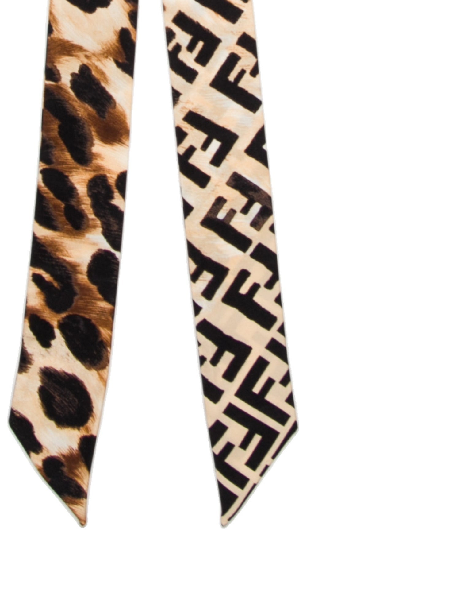 Fendi Silk Zucca FF Logo Stole