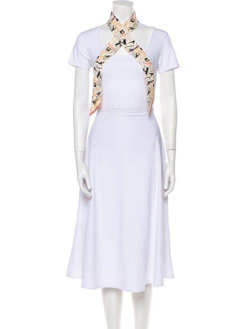 Fendi Silk Zucca FF Logo Stole