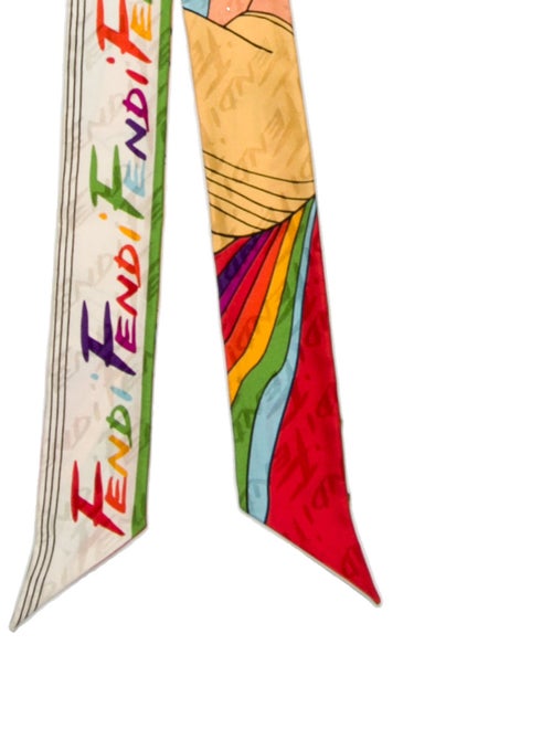 Fendi Silk Printed Stole