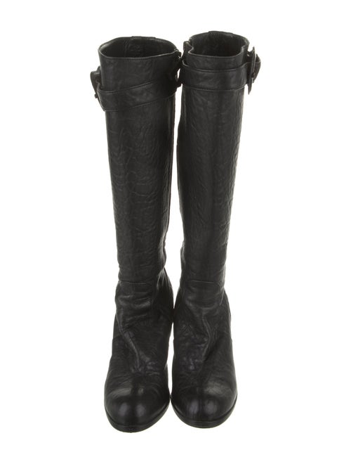 Fendi Leather Moto Boots
