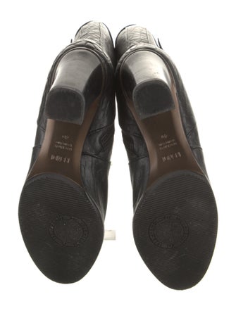 Fendi Leather Moto Boots