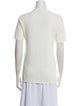 Fendi Mock Neck Short Sleeve T-Shirt
