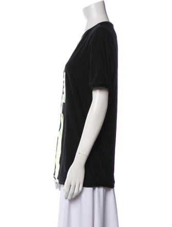 Fendi Graphic Print Crew Neck T-Shirt