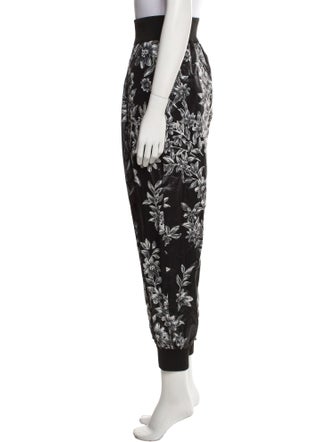 Fendi Floral Print Skinny Leg Pants