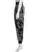 Fendi Floral Print Skinny Leg Pants