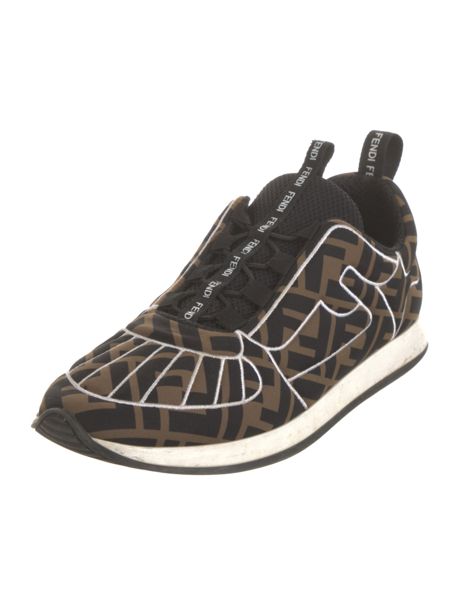 Fendi Zucca FF Logo Printed Sneakers