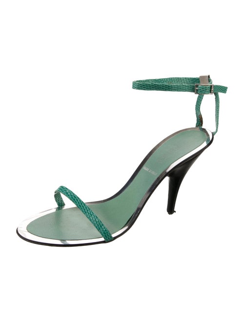 Fendi Lizard Animal Print Sandals