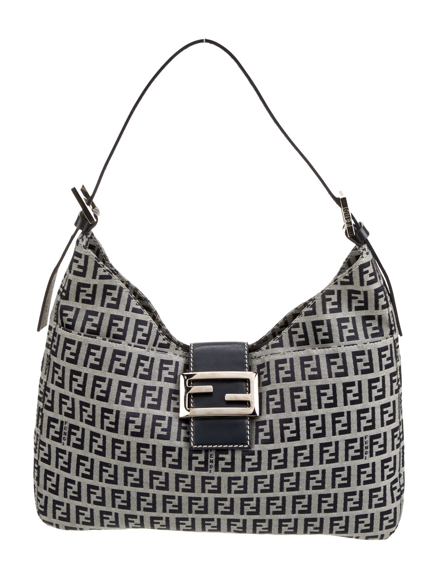 Fendi Zucchino FF Shoulder Bag