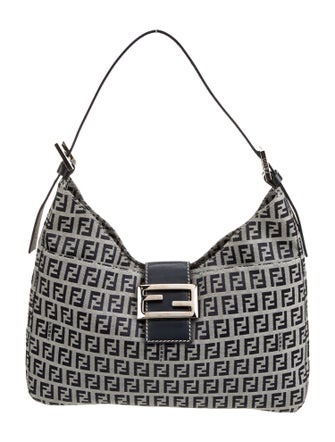 Fendi Zucchino FF Shoulder Bag