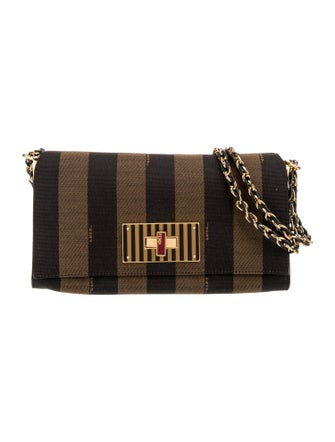 Fendi Pequin Shoulder Bag
