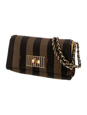 Fendi Pequin Shoulder Bag